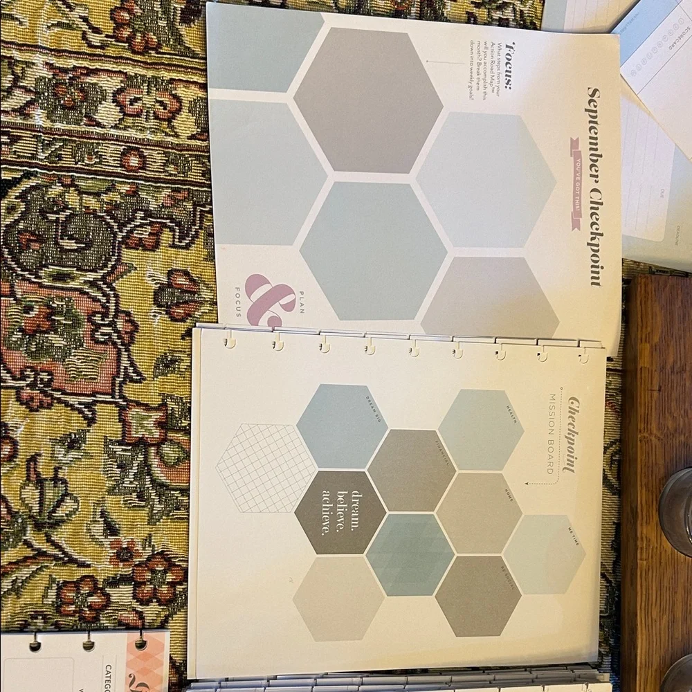 Discbound 7x9 Mega Planner Bundle set of Planner Inserts